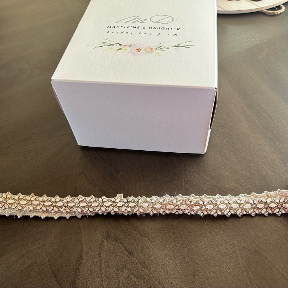 a crystal belt for wedding or prom dress; never worn.
